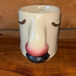 VTG ENTEX LA Drug Pharmaceutical Promotional Big Nose/Mustache Coffee Mug. 12 oz
